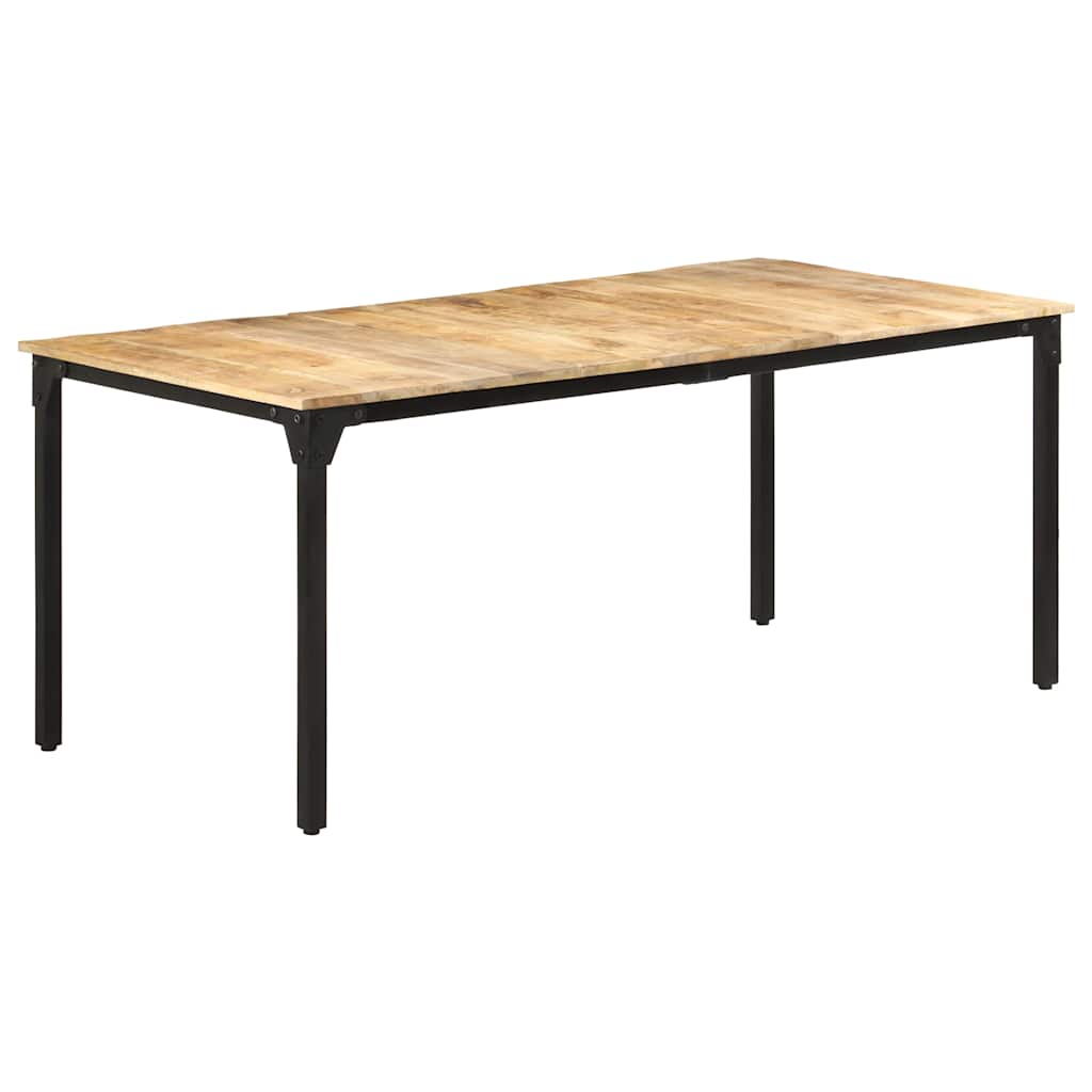 Dining table, 180x90x76cm, rough mango wood
