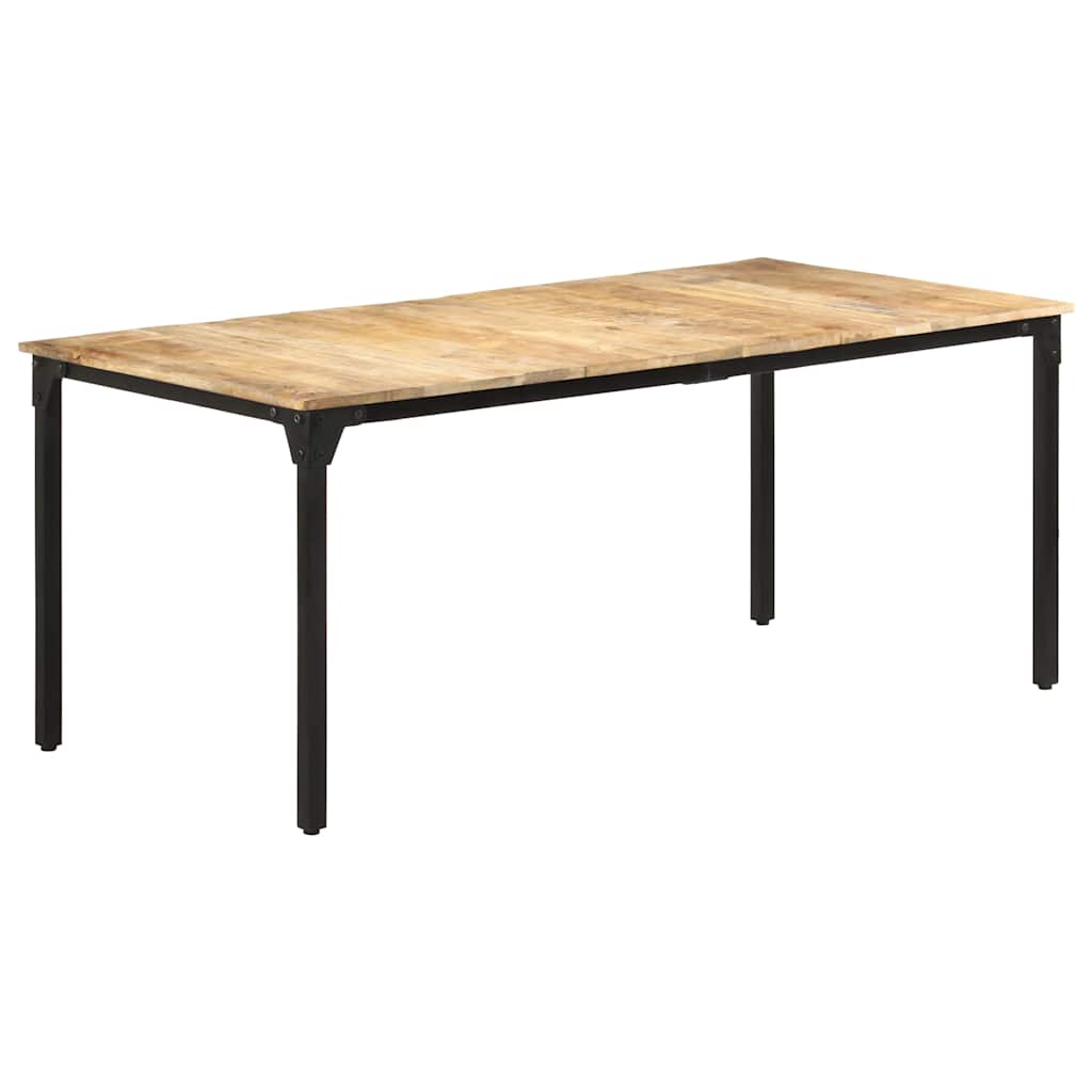 Dining table, 180x90x76cm, rough mango wood