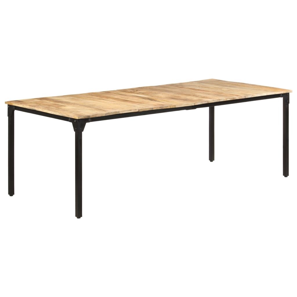 Dining table, 220x100x76cm, untreated mango wood