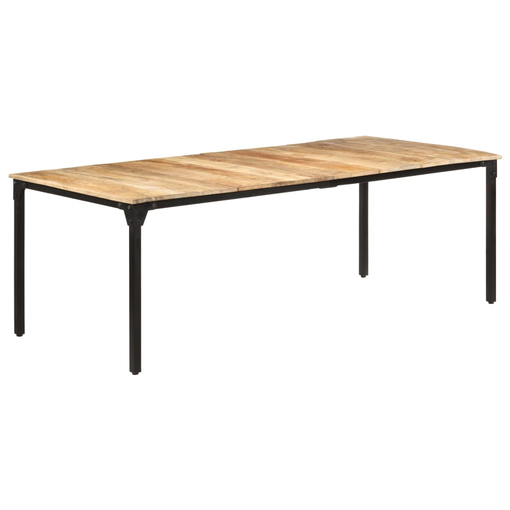 Dining table, 220x100x76cm, untreated mango wood