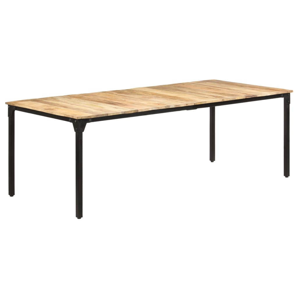 Dining table, 220x100x76cm, untreated mango wood