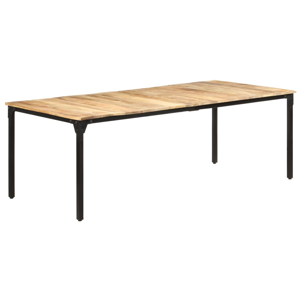 Dining table, 220x100x76cm, untreated mango wood