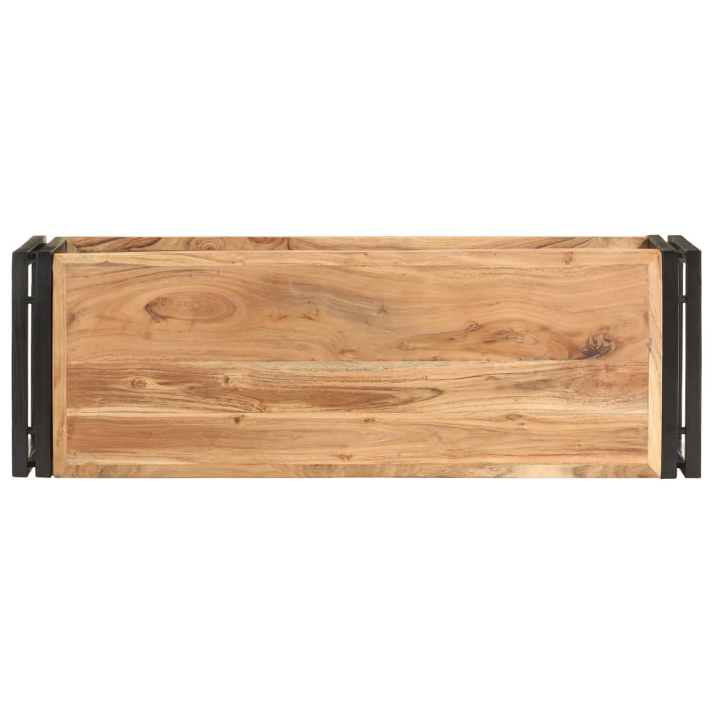 TV cabinet, 90x30x40cm, solid acacia wood