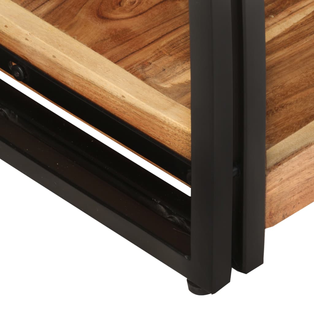 TV cabinet, 90x30x40cm, solid acacia wood