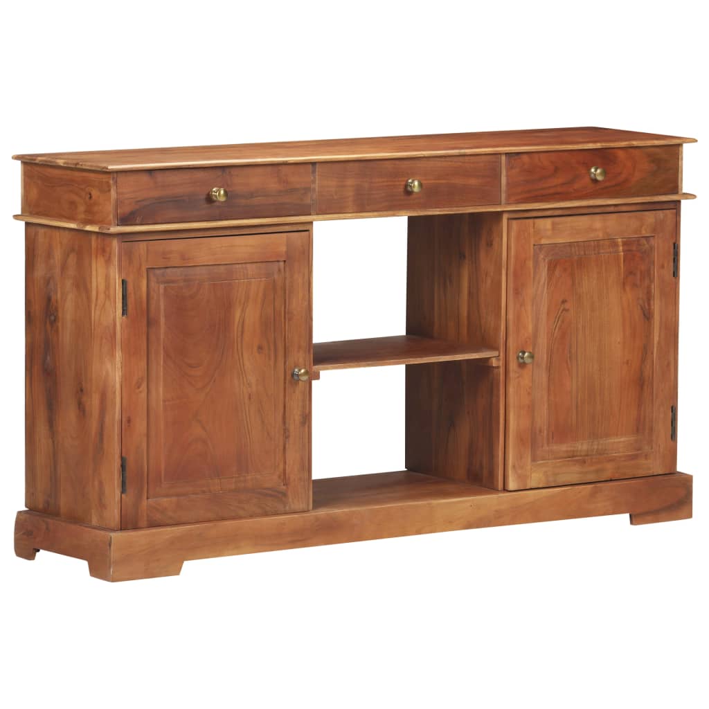 Sideboard, 135x35x75cm, solid acacia wood