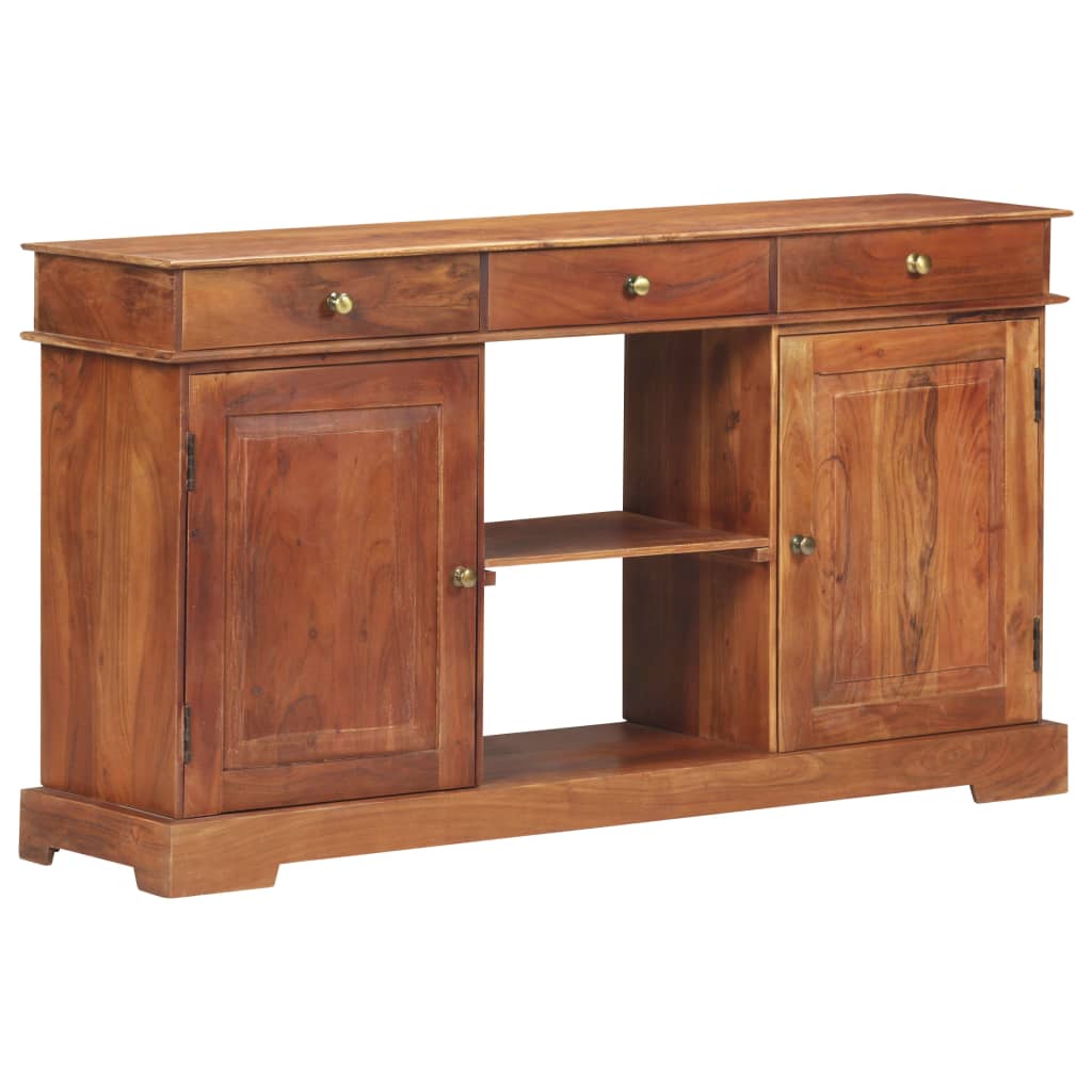 Sideboard, 135x35x75cm, solid acacia wood