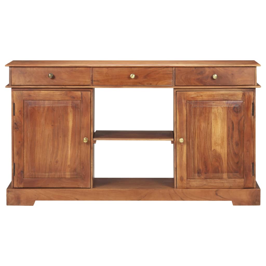 Sideboard, 135x35x75cm, solid acacia wood
