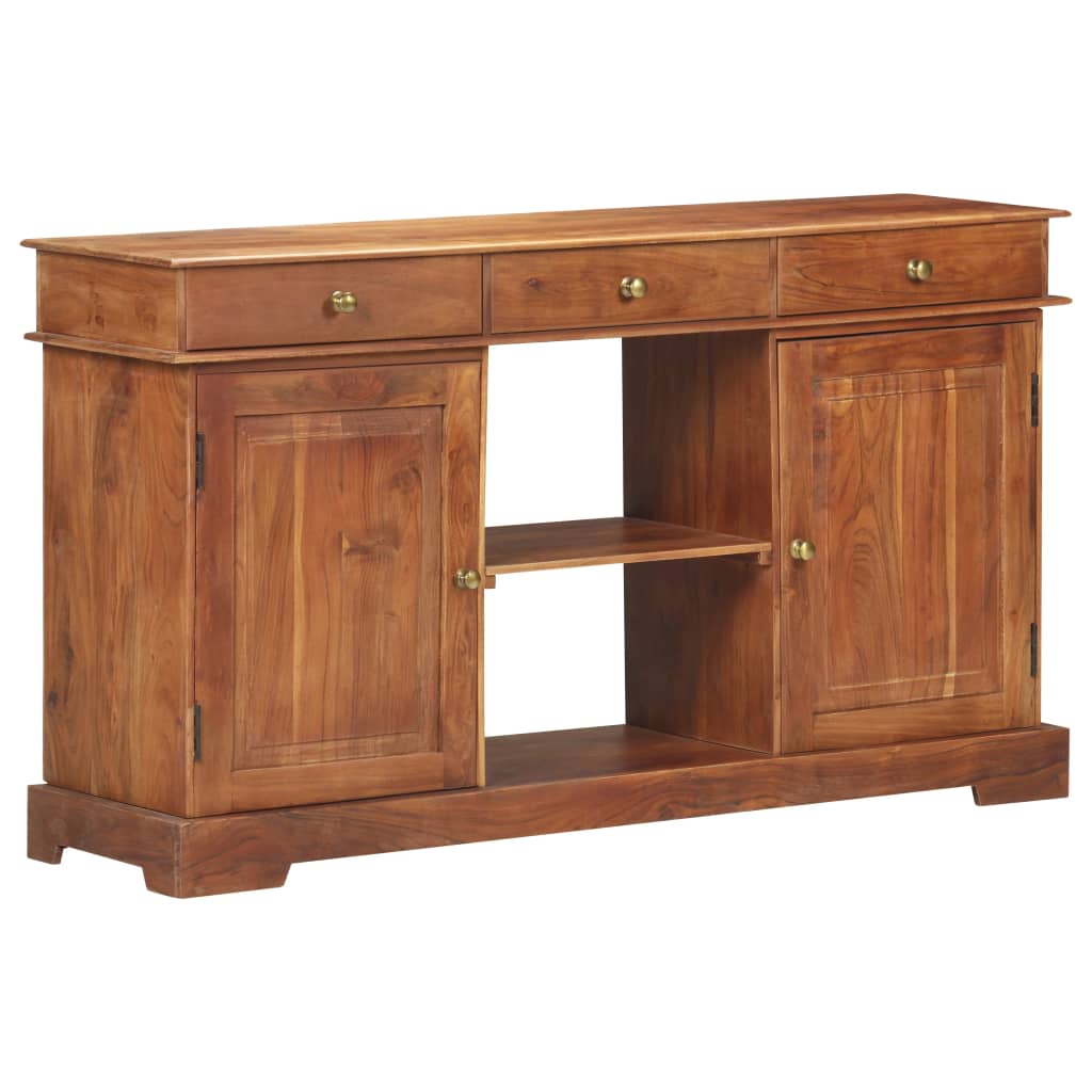 Sideboard, 135x35x75cm, solid acacia wood