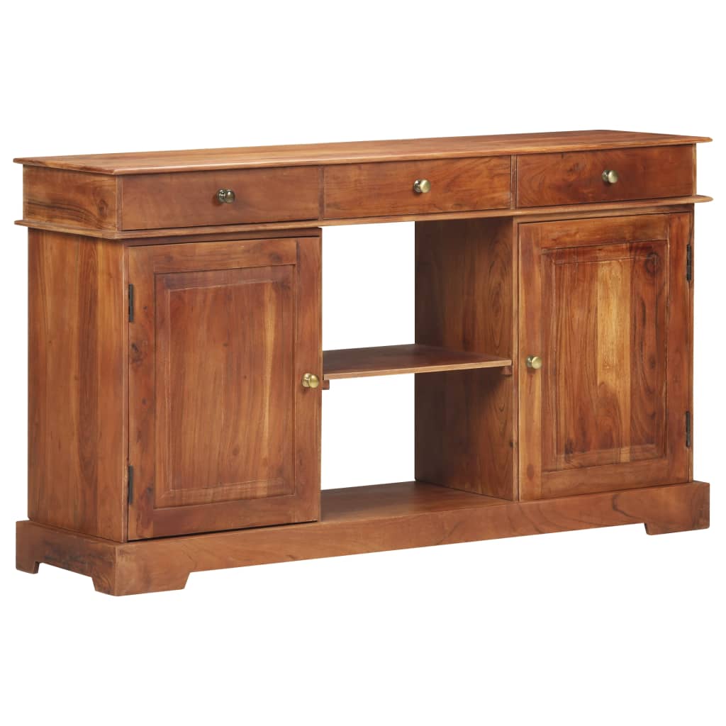 Sideboard, 135x35x75cm, solid acacia wood
