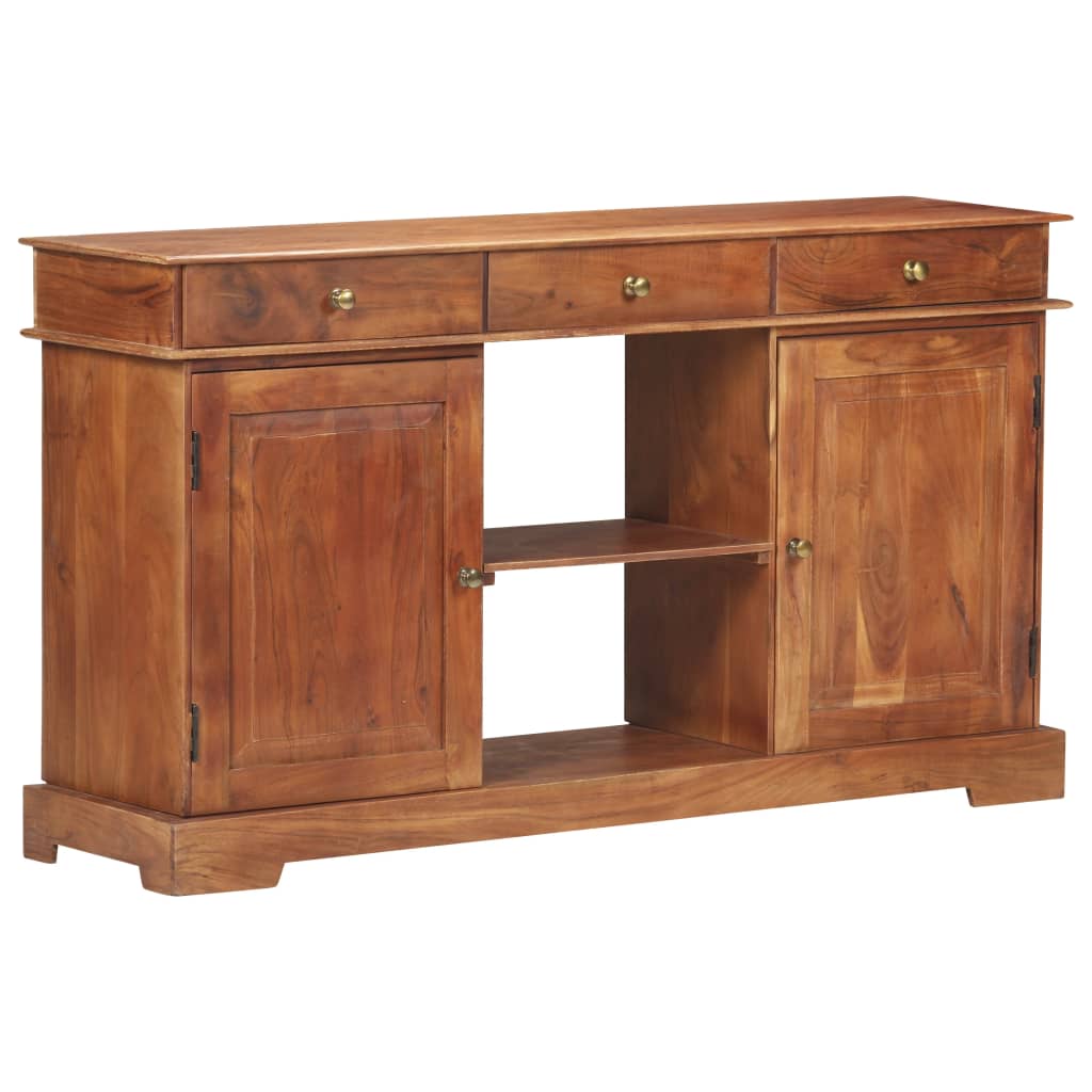 Sideboard, 135x35x75cm, solid acacia wood