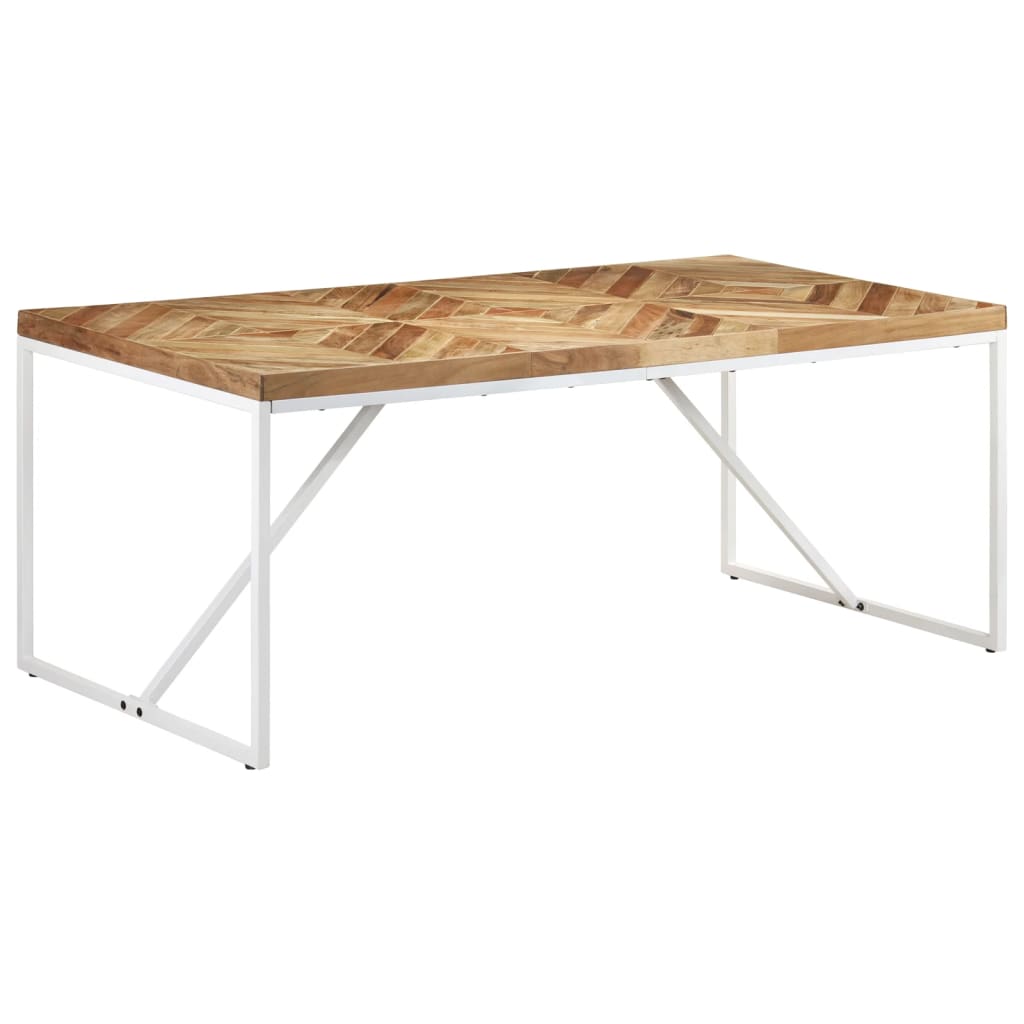 Pusdienu galds, 180x90x76cm, akācija un mango koks
