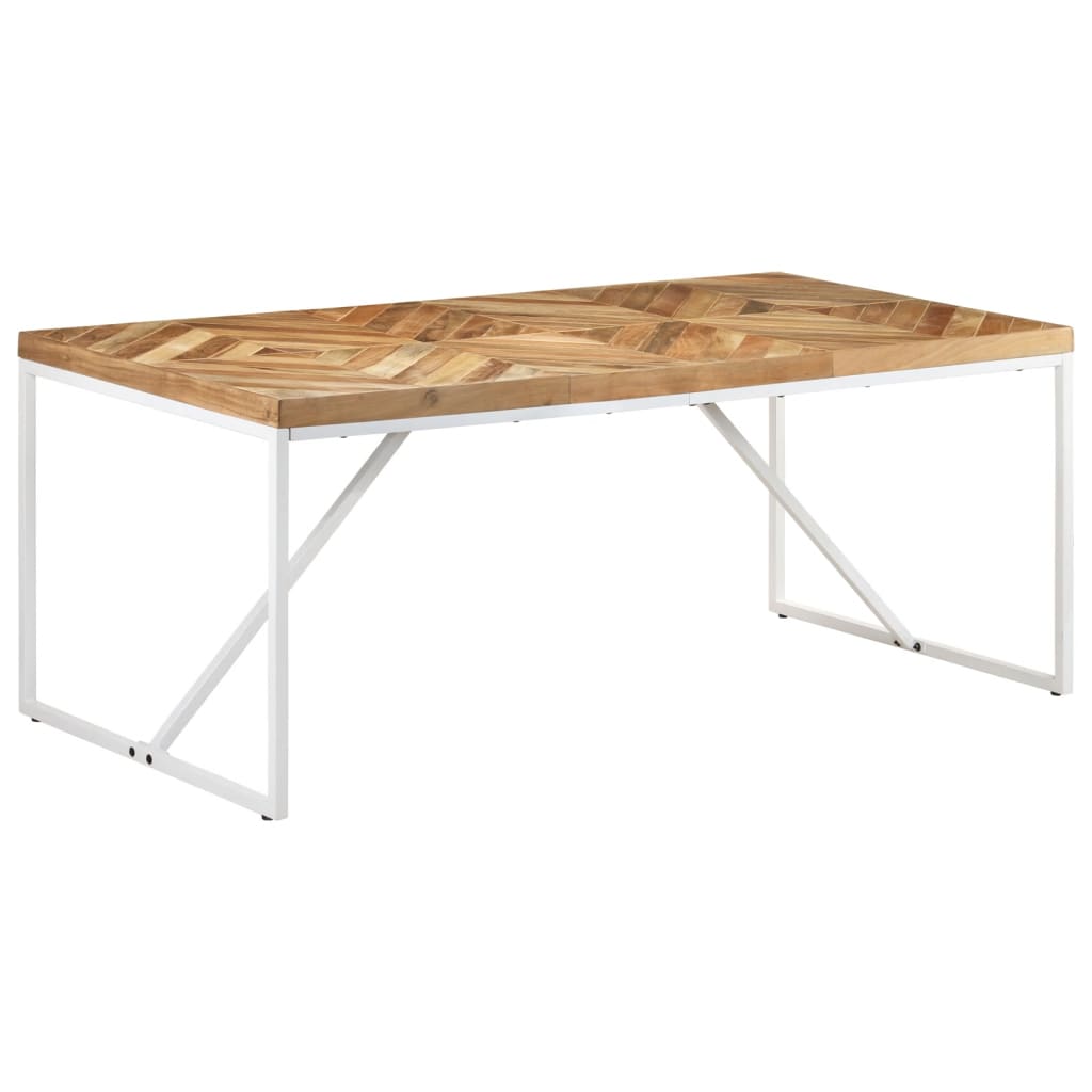 Pusdienu galds, 180x90x76cm, akācija un mango koks