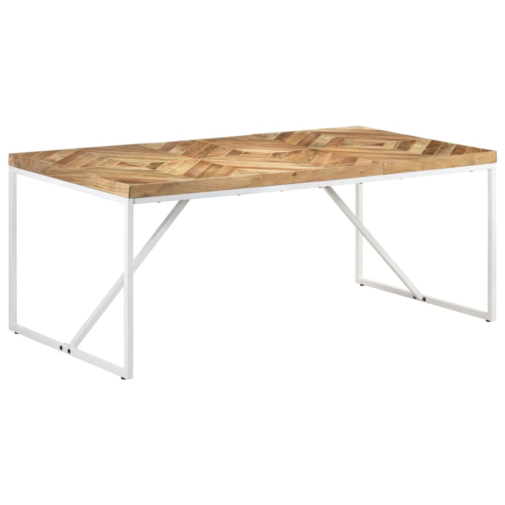 Pusdienu galds, 180x90x76cm, akācija un mango koks