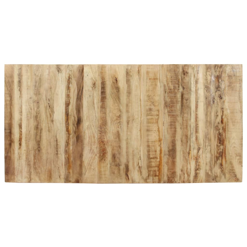 Valgomojo stalas, 160x80x76cm, neapdorota mango mediena