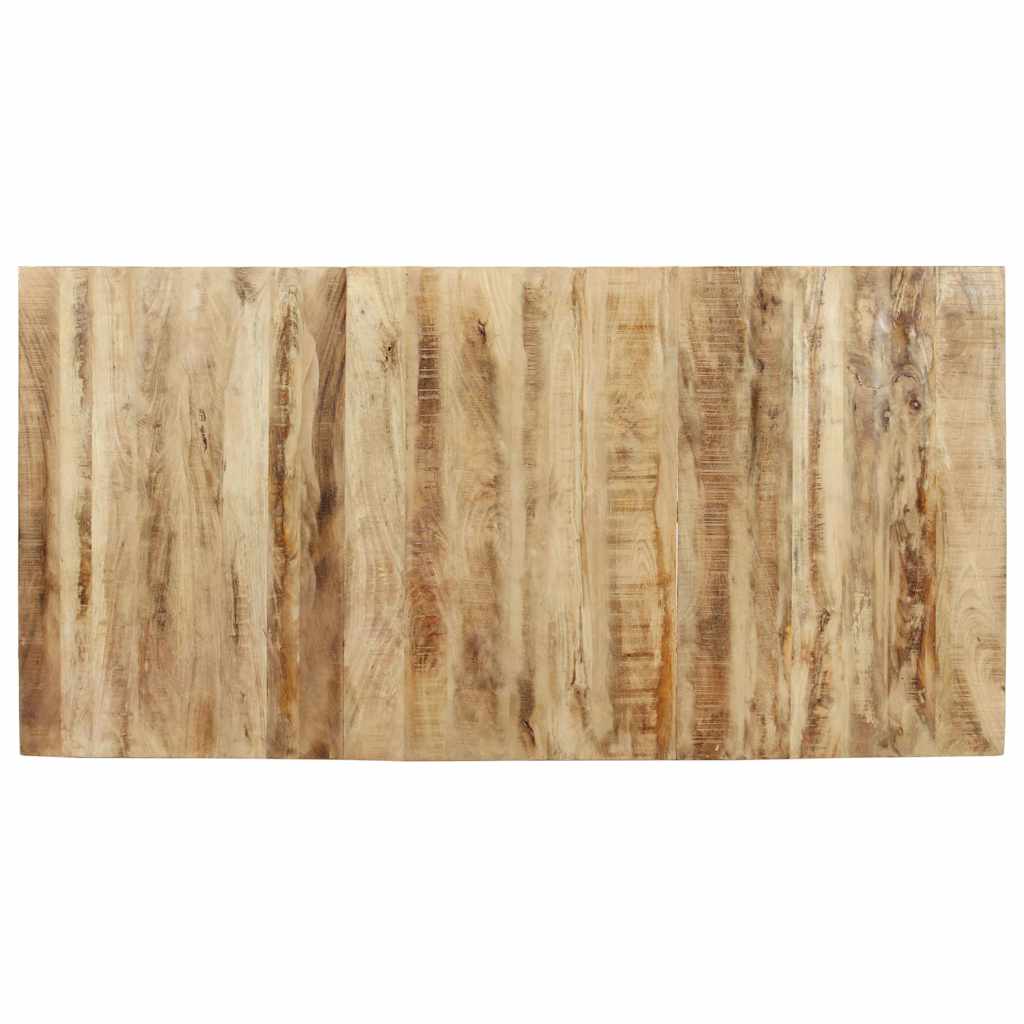 Valgomojo stalas, 160x80x76cm, neapdorota mango mediena