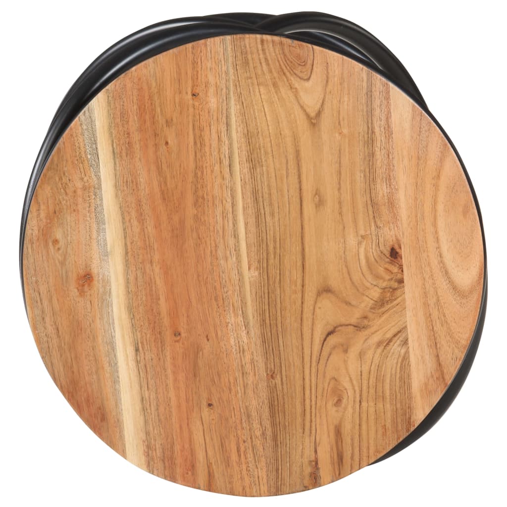 Coffee table, 40x40x52cm, solid acacia wood