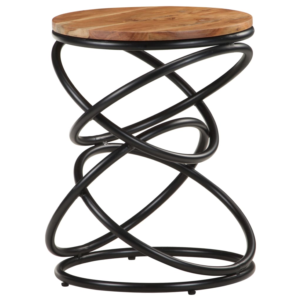 Coffee table, 40x40x52cm, solid acacia wood