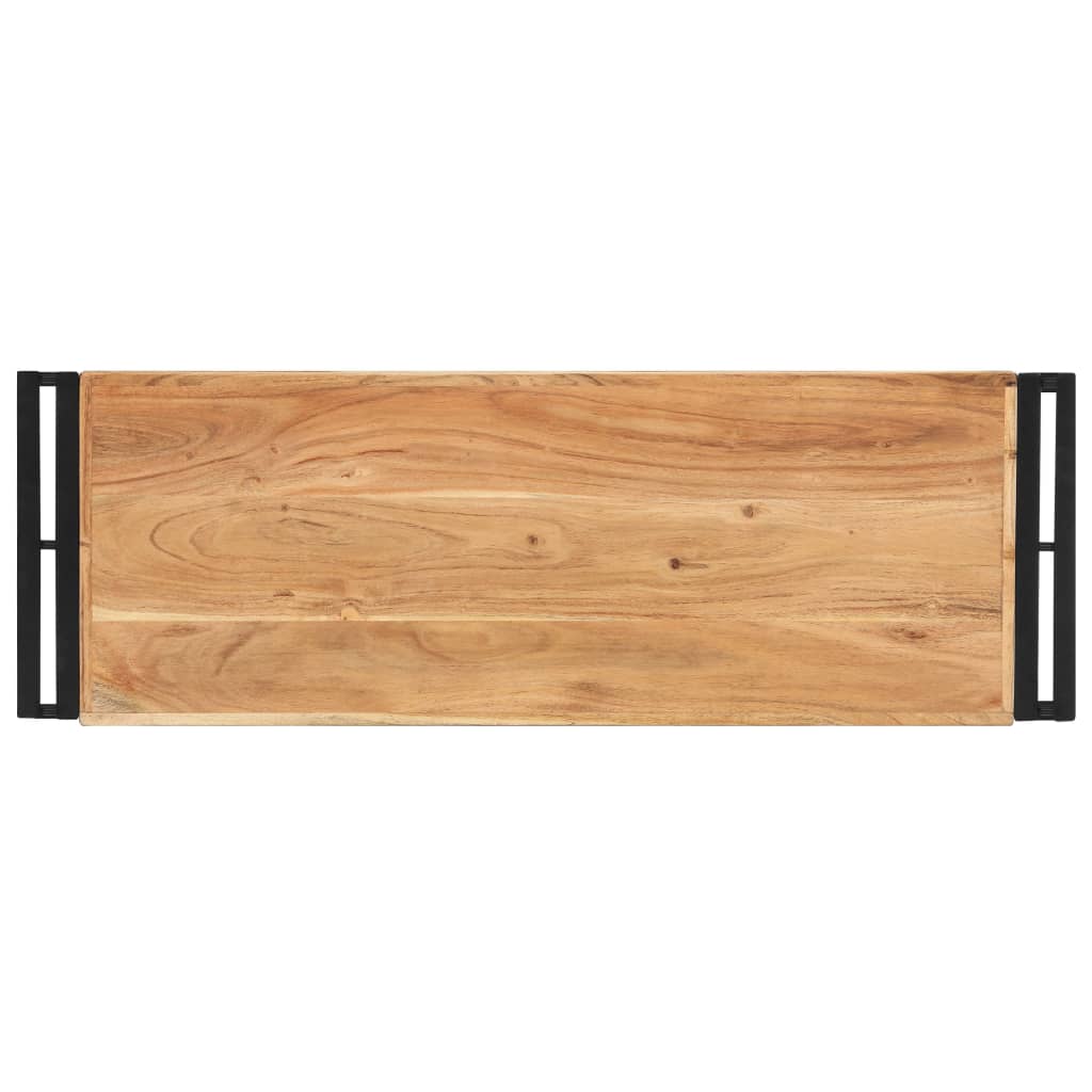 Konsoles galds, 90x30x75 cm, akācijas masīvkoks