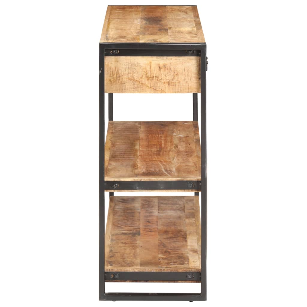 Sideboard, 120x30x75 cm, raw mango wood