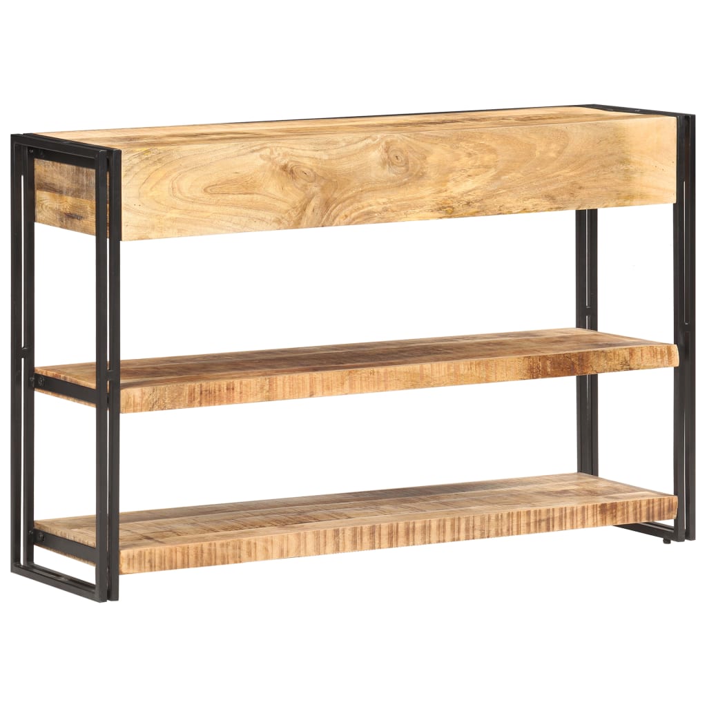 Sideboard, 120x30x75 cm, raw mango wood