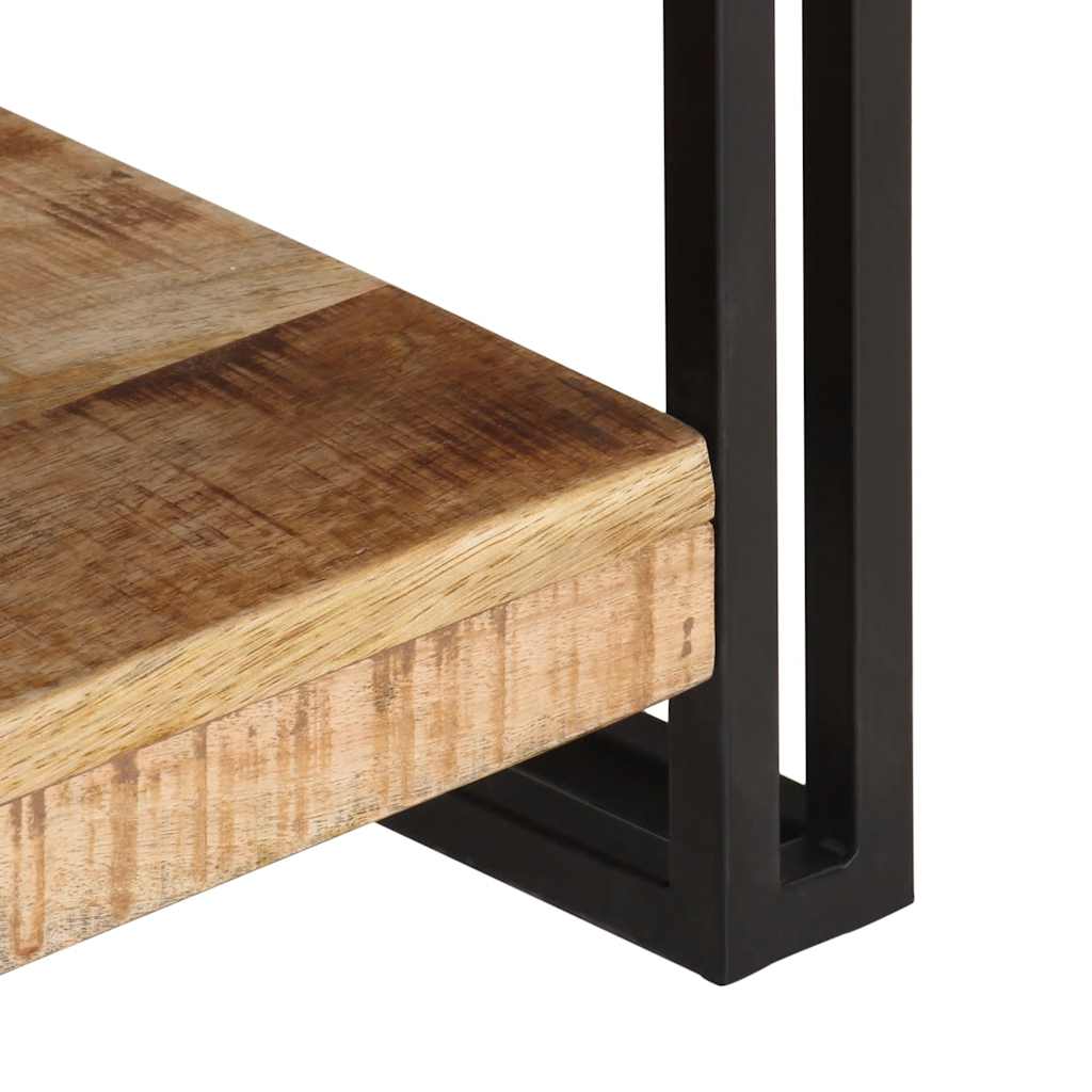 TV cabinet, 120x30x40cm, raw mango wood