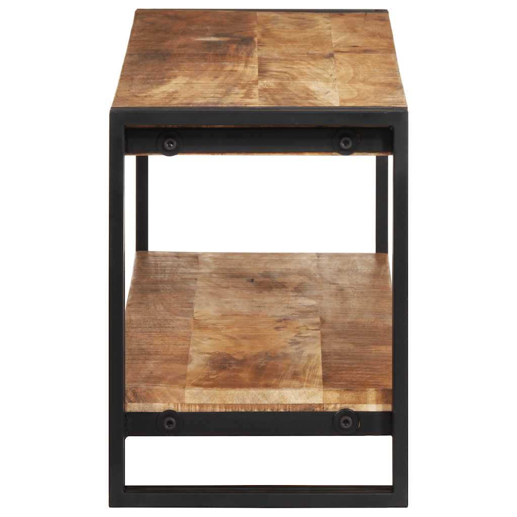TV cabinet, 120x30x40cm, raw mango wood