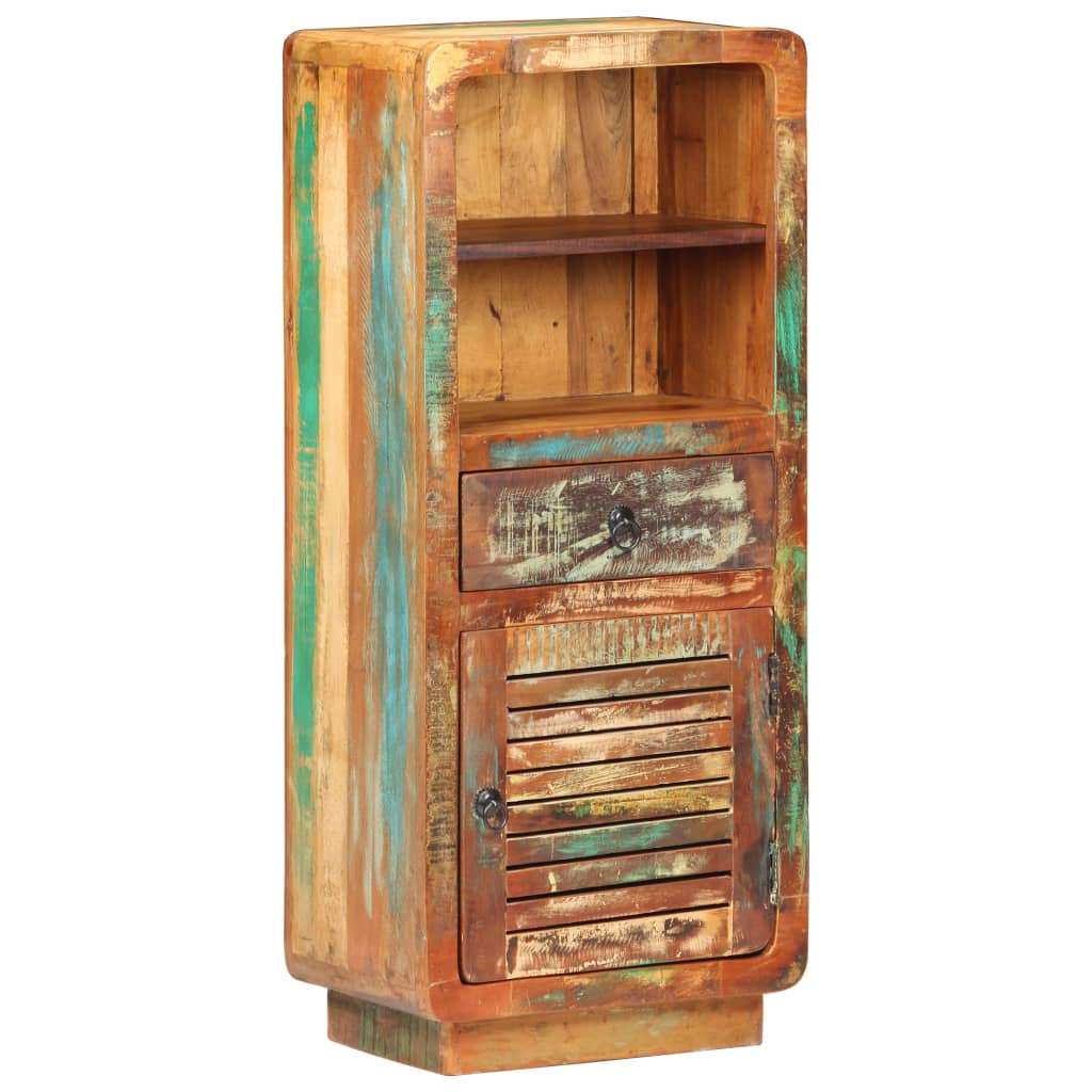 Chest of drawers, 45x32x110cm, recycled solid wood
