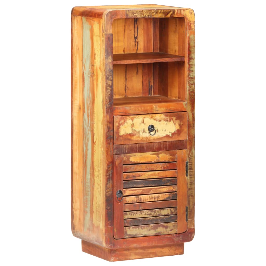 Chest of drawers, 45x32x110cm, recycled solid wood