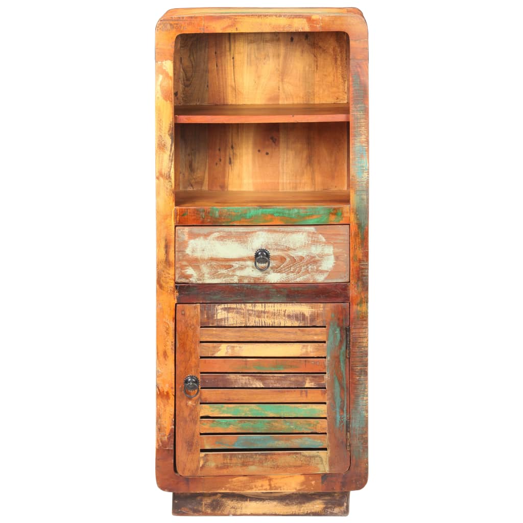 Chest of drawers, 45x32x110cm, recycled solid wood
