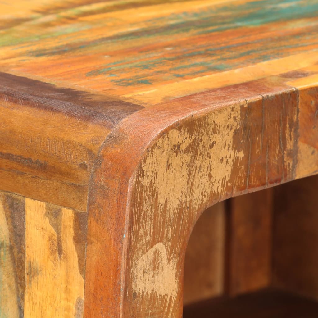 Chest of drawers, 45x32x110cm, recycled solid wood
