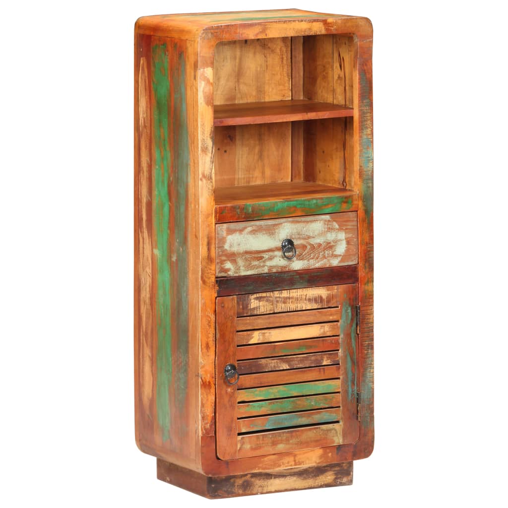 Chest of drawers, 45x32x110cm, recycled solid wood