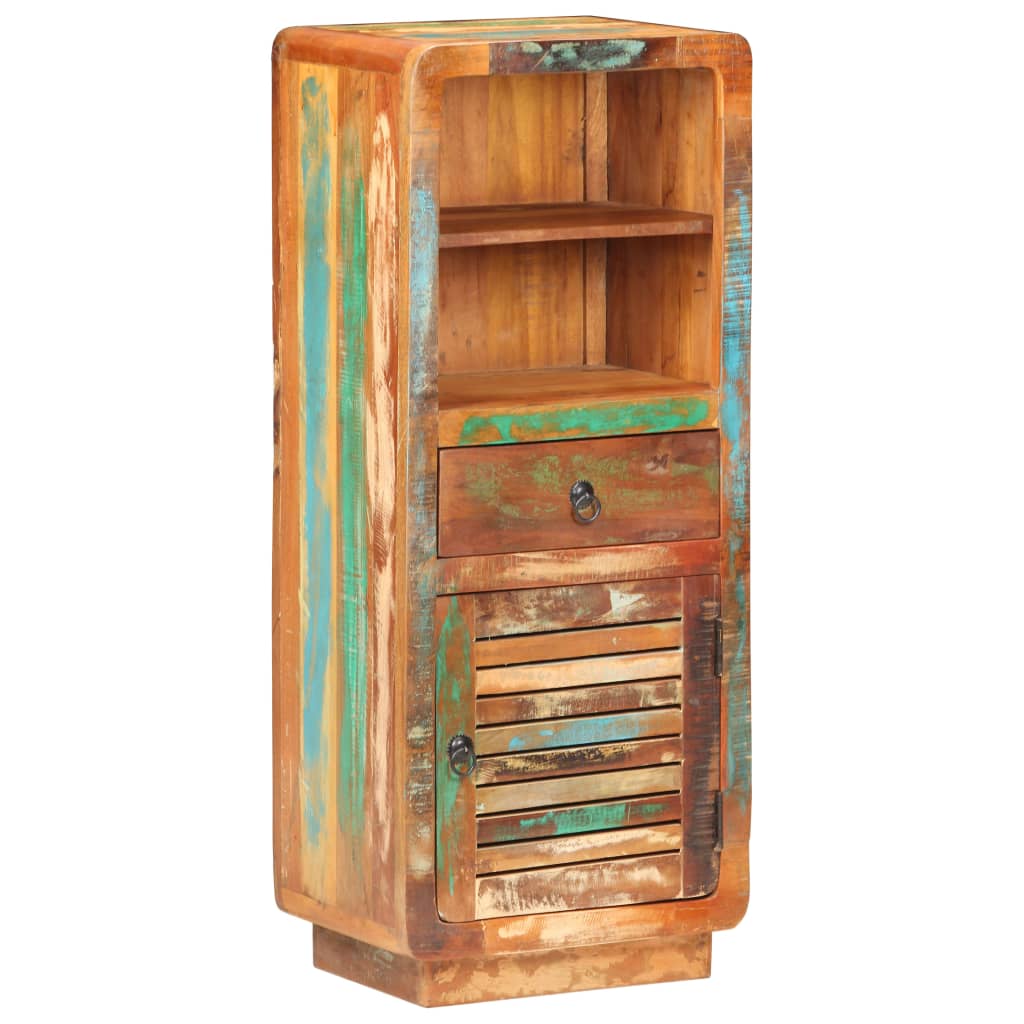 Chest of drawers, 45x32x110cm, recycled solid wood