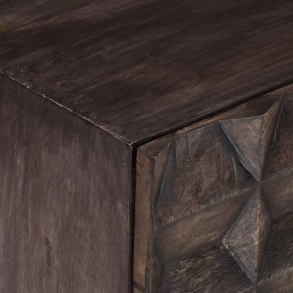 Bedside cabinet, 40x30x50cm, solid mango wood