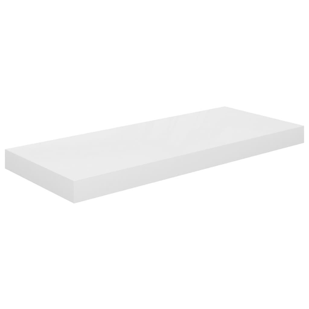 Piekaramie plaukti, 2 gab., balti, 60x23,5x3,8 cm, MDF