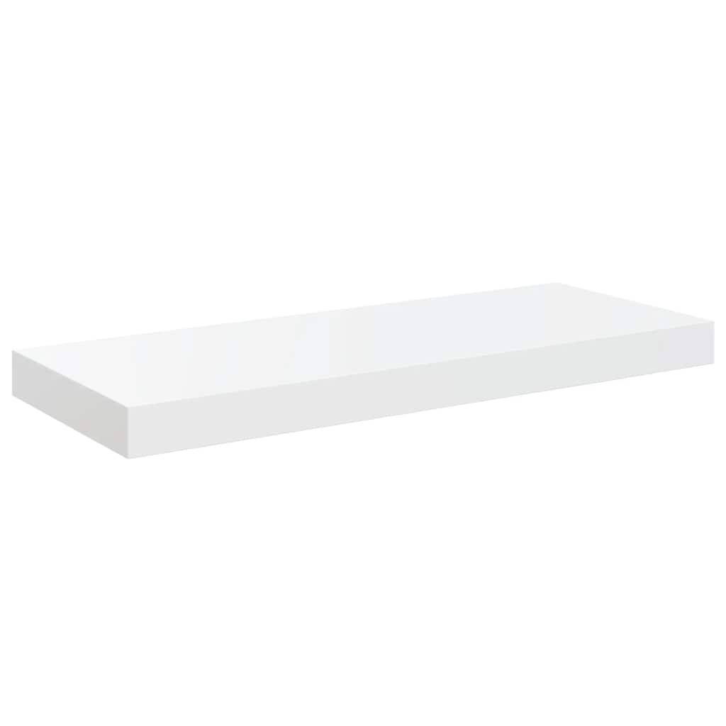 Piekaramie plaukti, 2 gab., balti, 60x23,5x3,8 cm, MDF