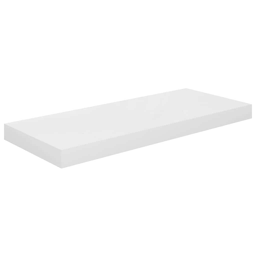 Piekaramie plaukti, 4 gab., balti, 60x23,5x3,8cm, MDF