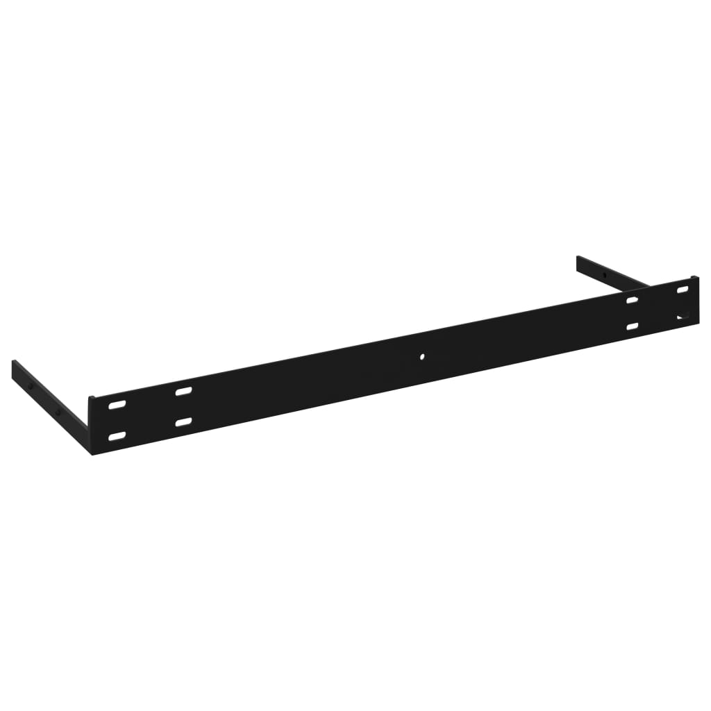 Pakabinamos lentynos, 4vnt., baltos, 120x23,5x3,8cm, MDF