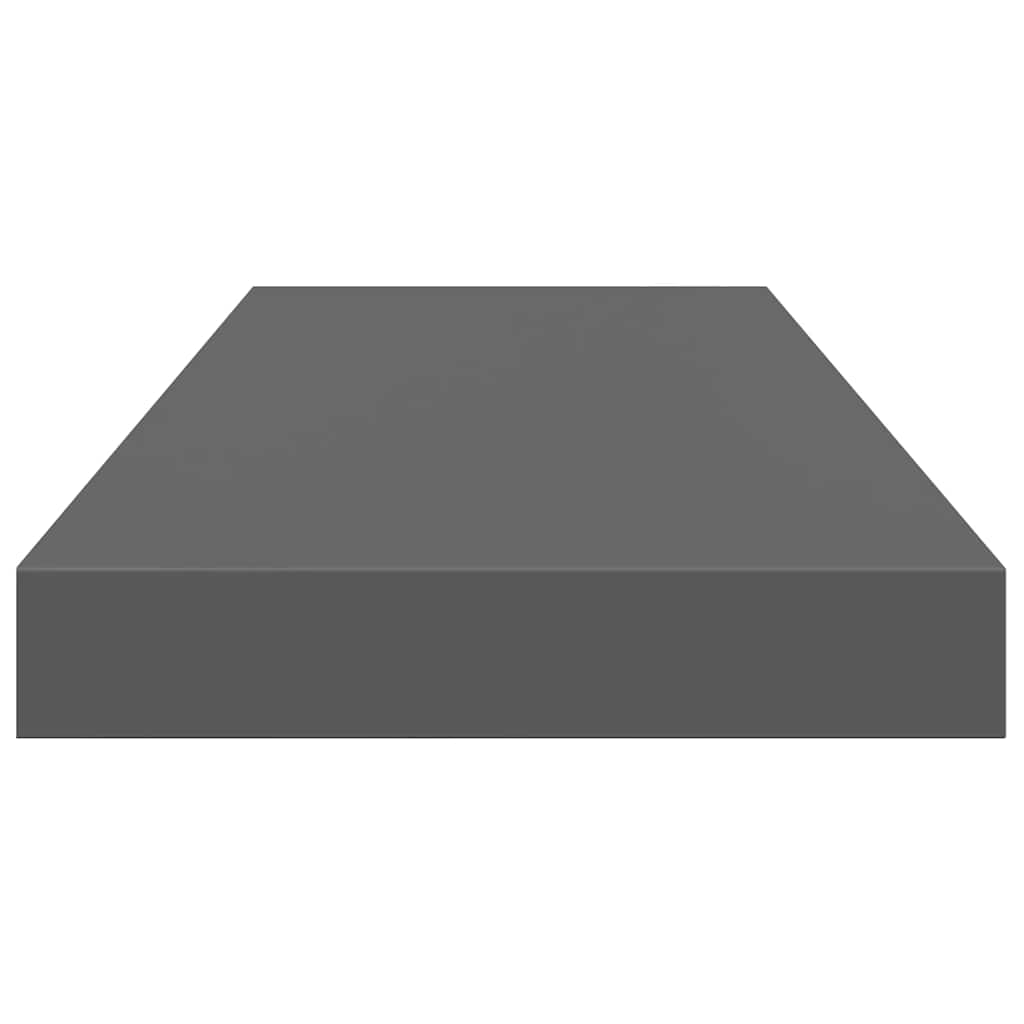 Piekaramie plaukti, 2 gab., pelēki, 60x23,5x3,8cm, MDF