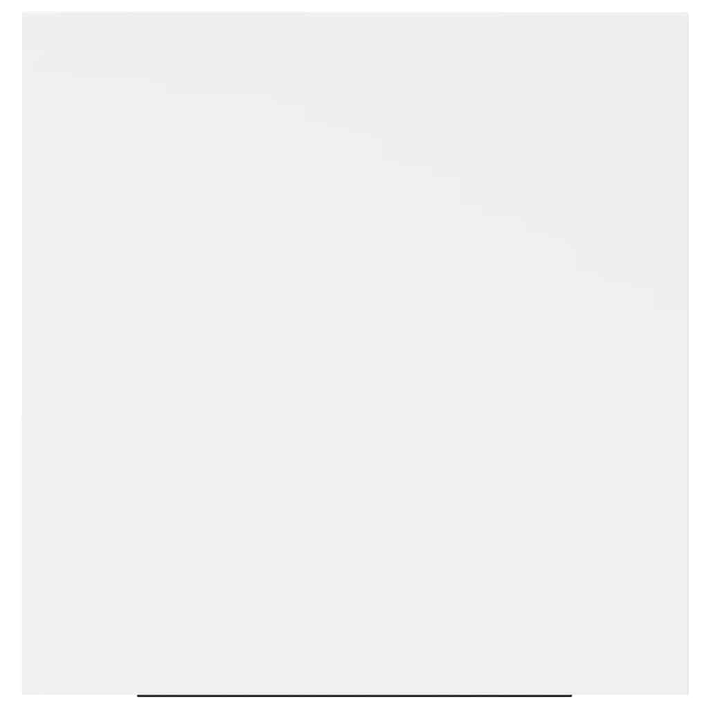 Pakabinamos lentynos, 4vnt., baltos, 23x23,5x3,8cm, MDF