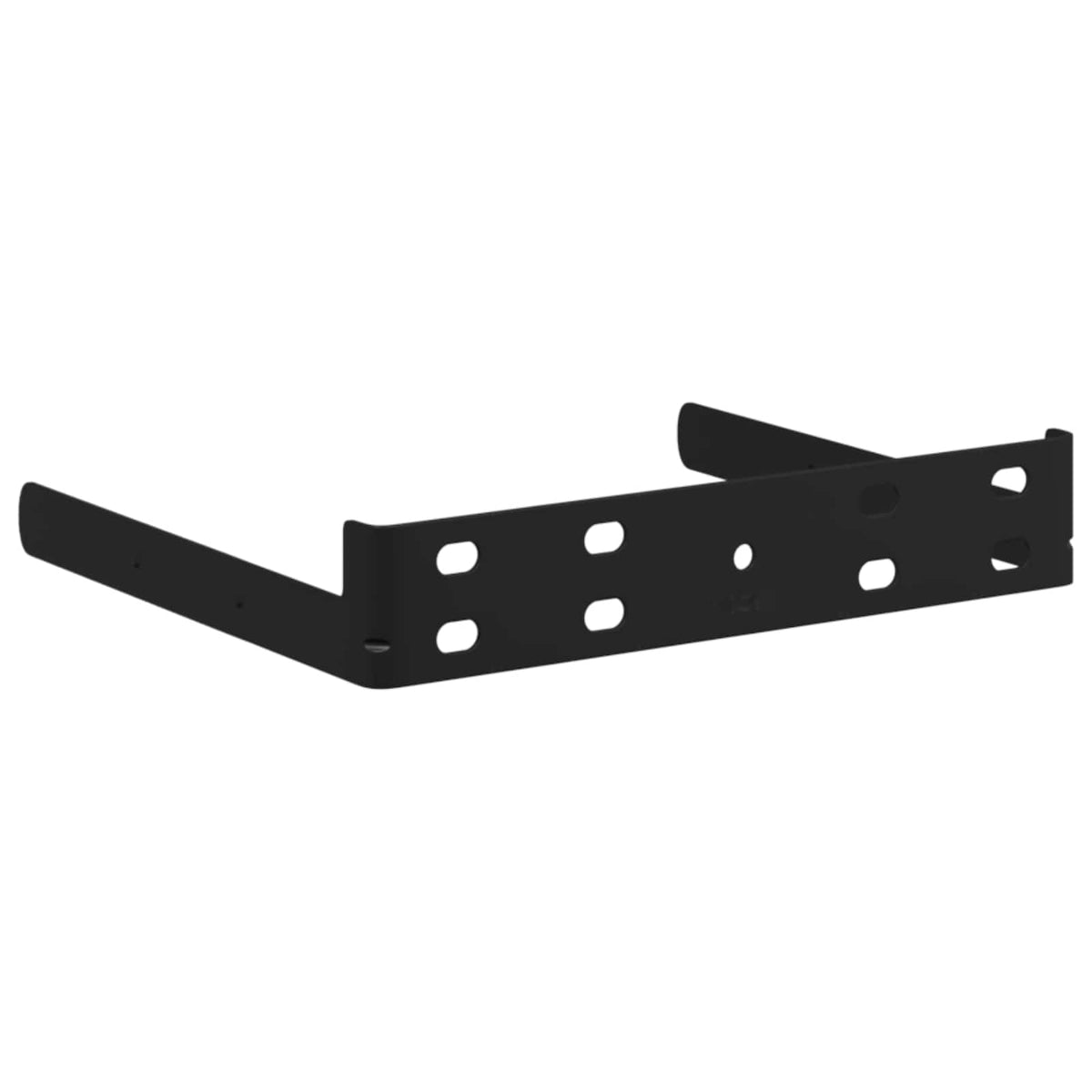 Pakabinamos sieninės lentynos, 2vnt., baltos, 40x23,5x3,8cm, MDF