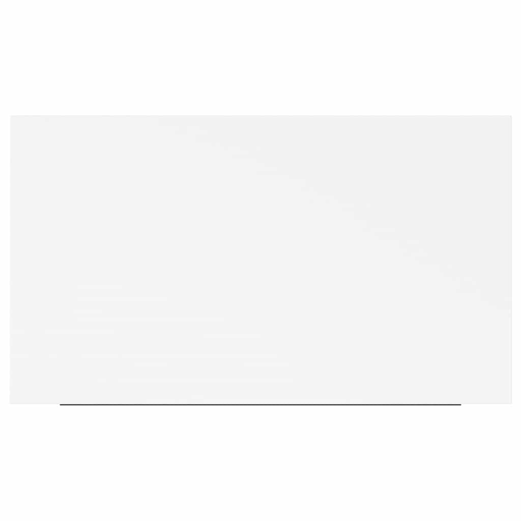 Piekaramie sienas plaukti, 2 gab., balti, 40x23x3,8 cm, MDF