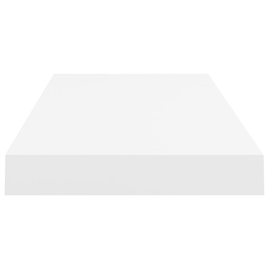 Wall shelves, 4 pcs., white, 60x23.5x3.8cm, MDF