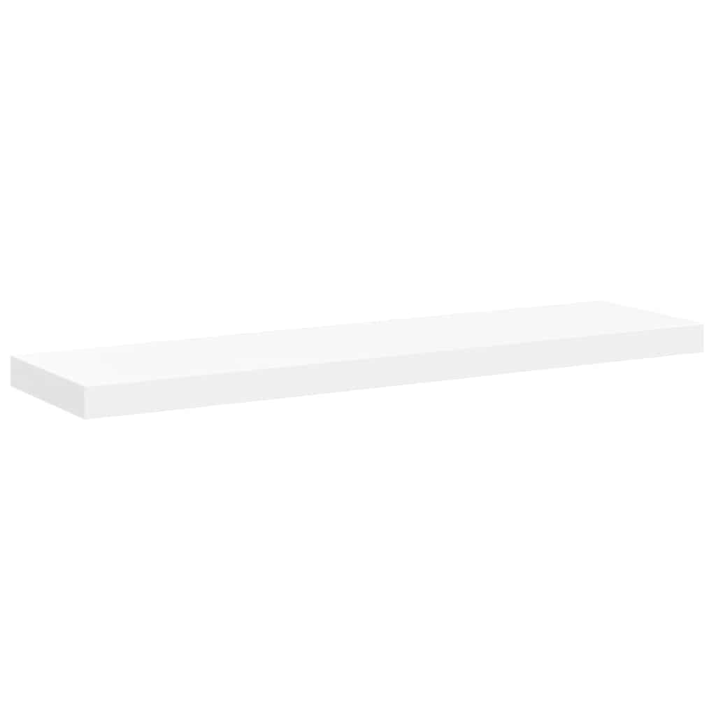 Piekaramie plaukti, 4 gab., balti, 90x23,5x3,8 cm, MDF
