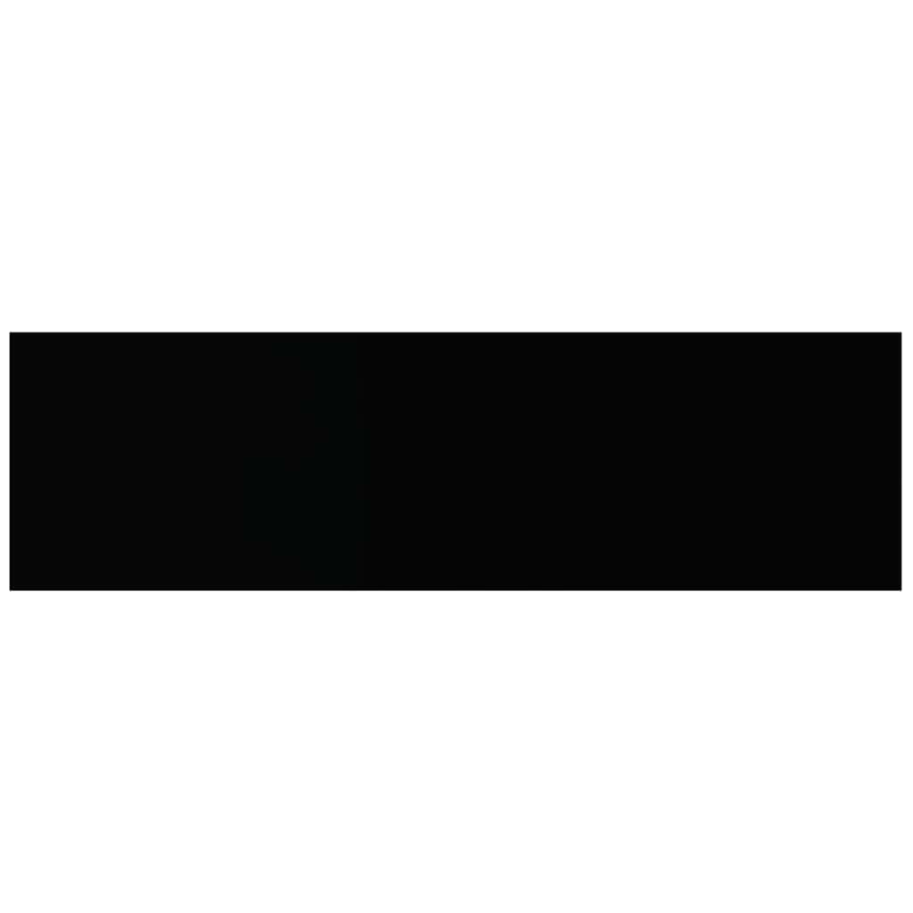 Wall shelves, 2 pcs., black, 80x23.5x3.8cm, MDF