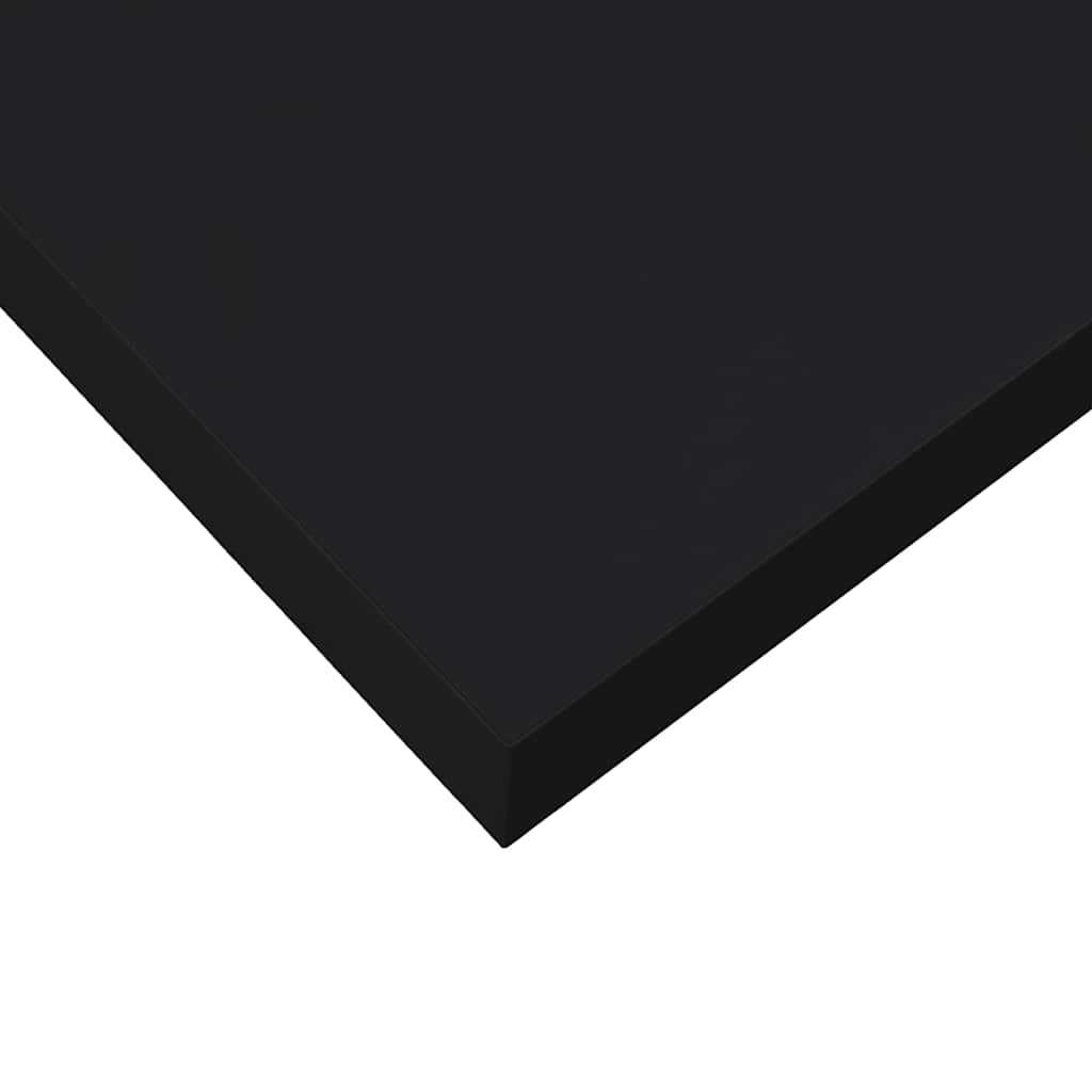 Pakabinama sieninė lentyna, juodos spalvos, 90x23,5x3,8cm, MDF
