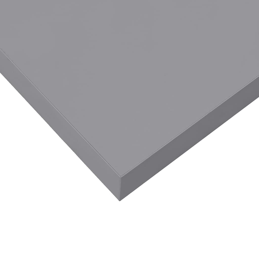 Pakabinama sieninė lentyna, pilkos spalvos, 50x23x3,8cm, MDF