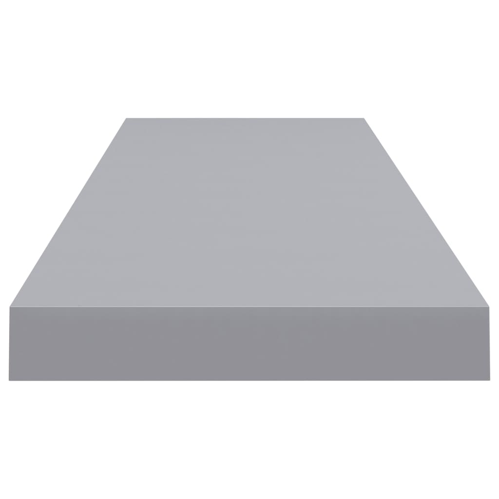 Piekaramie plaukti, 2 gab., pelēki, 90x23,5x3,8cm, MDF