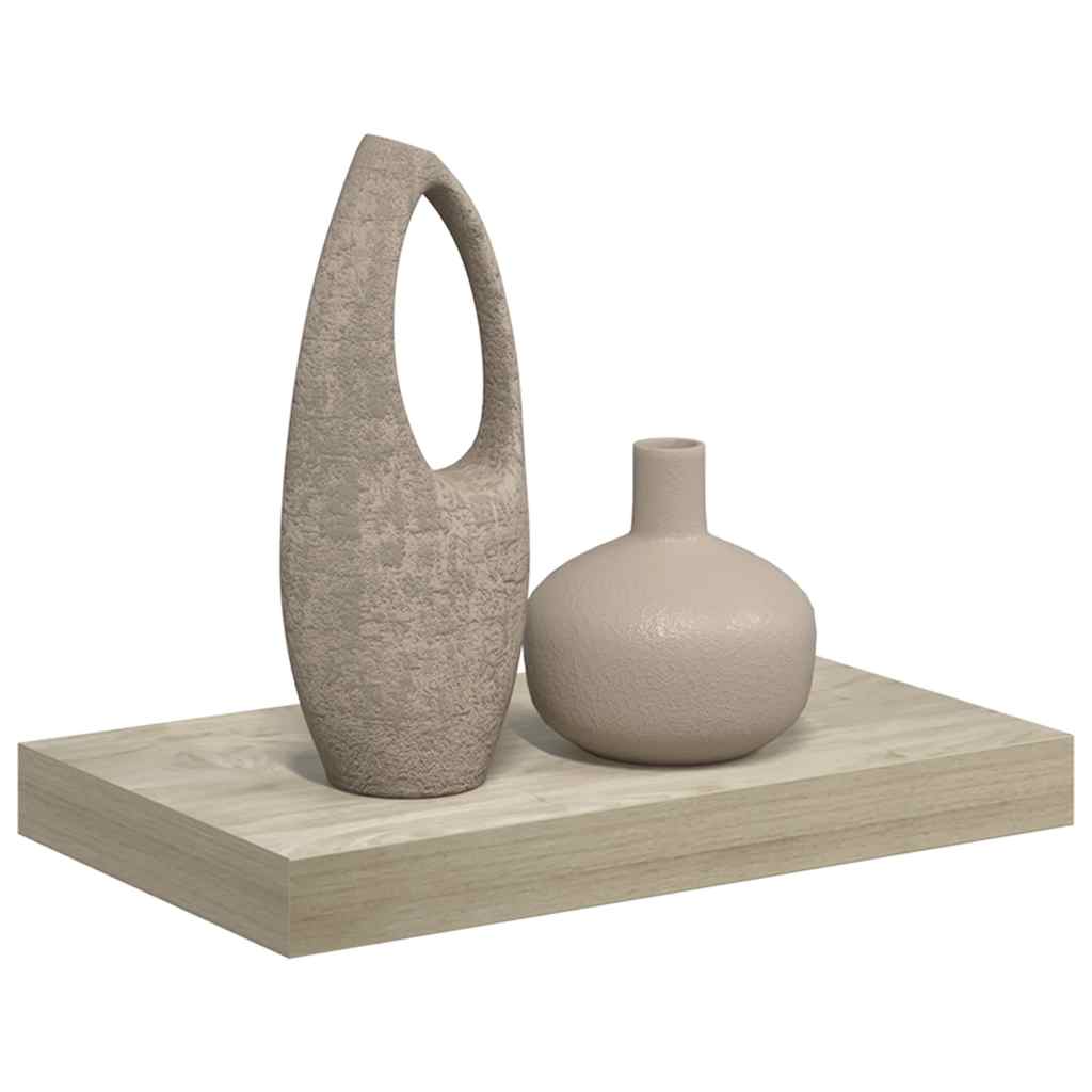 Pakabinama sieninė lentyna, ąžuolo spalvos, 40x23x3,8cm, MDF