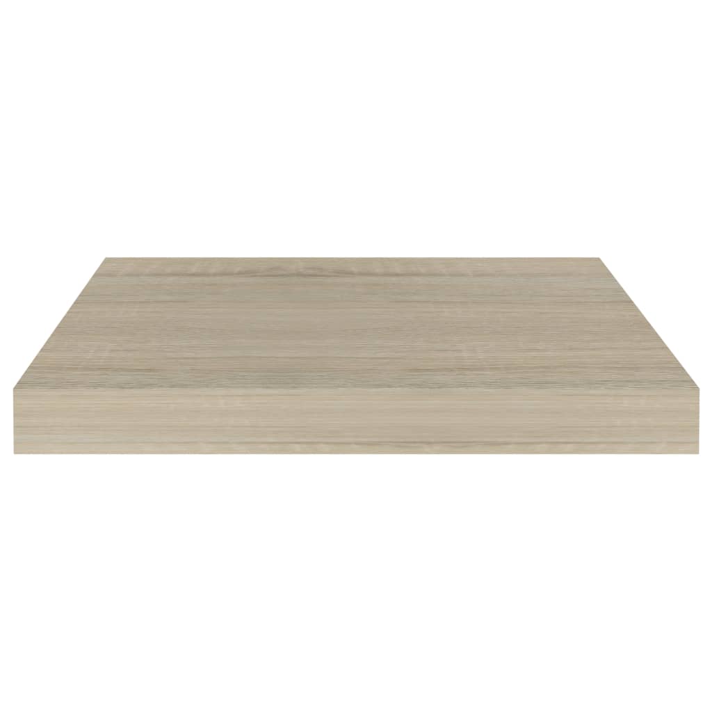 Wall shelves, 2 pcs., oak, 40x23x3.8cm, MDF