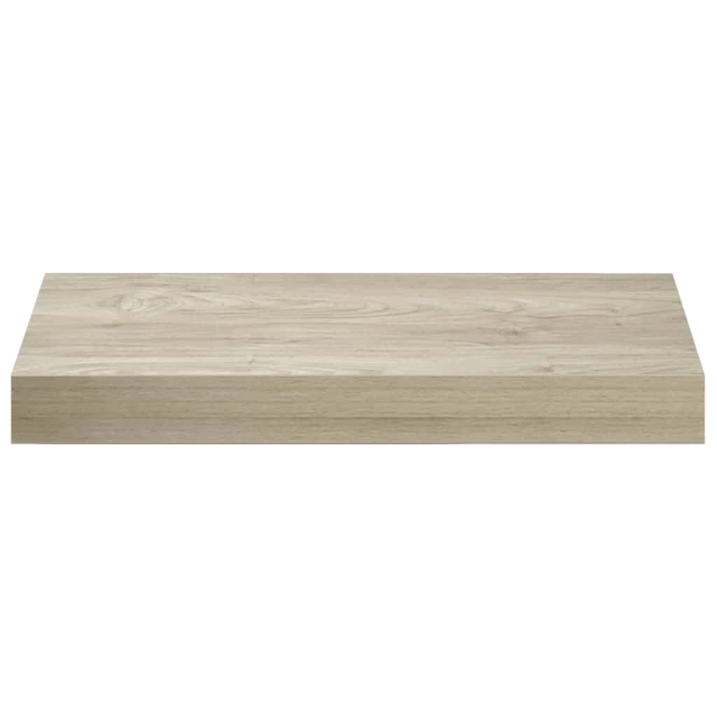 Piekaramie sienas plaukti, 2 gab., ozolkoka, 40x23x3,8 cm, MDF